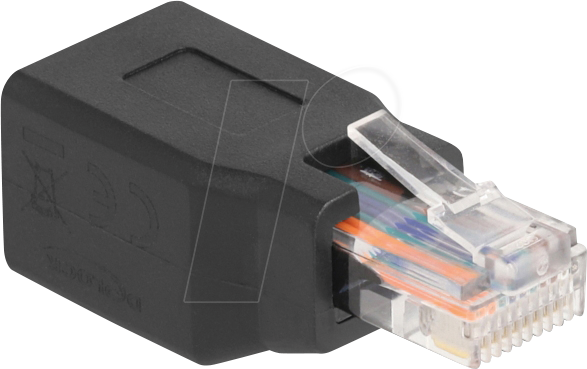 DELOCK 66991 - Netzwerkadapter RJ45/RJ48/RJ50 Stecker / Buchse 10P/10C