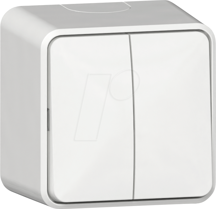 GIRA 3105 13 - Serienschalter 10 AX 250 V~ mit Montageplatte