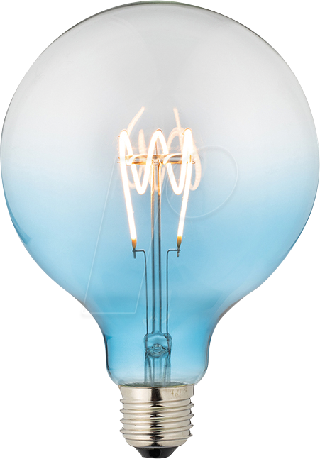 SCHI LF023925006 - E27 TR G125x180 140Lm 4W Blau