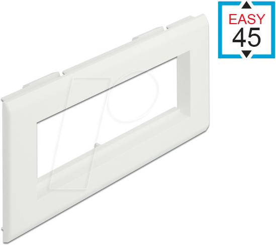 DELOCK 81317 - Easy 45 Modulträger für Geräteeinbaukanal 175 x 80 mm