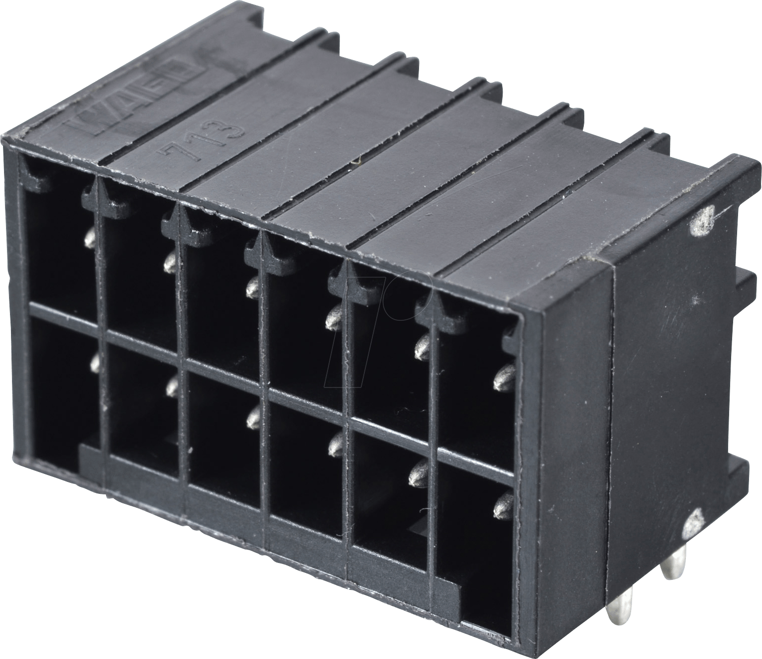 WAGO 713-1426 - MINI HD Stiftleiste gewinkelt 2x6-polig, RM 3,5
