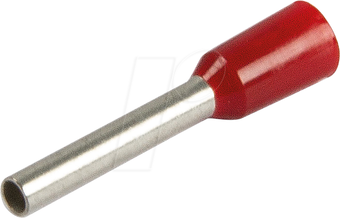 VT AEHUL 1,0-16 - Aderendhülsen, Ø 1,0 mm², 16 mm, rot, 100er-Pack