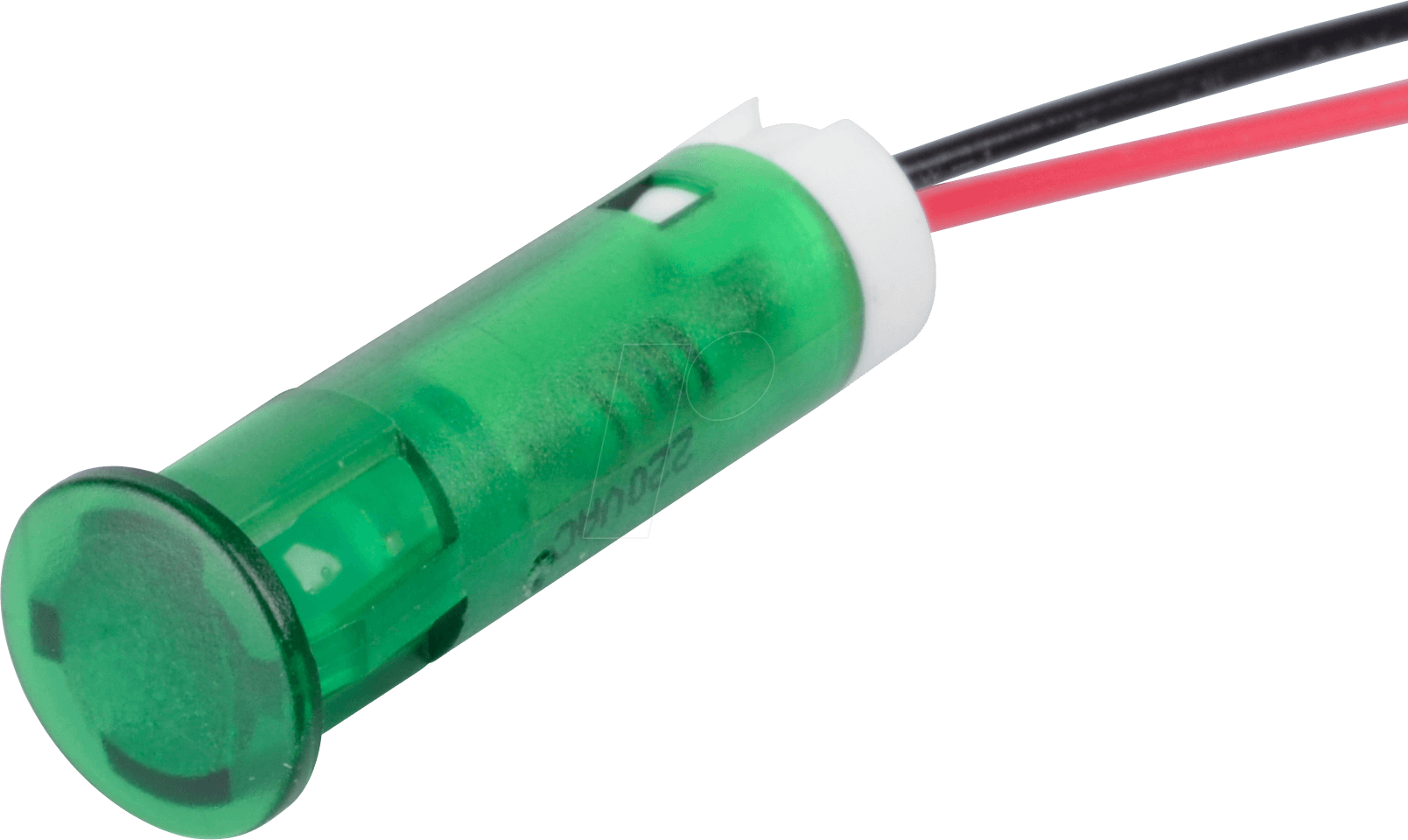 APM QS83 HG220 - LED-Signalleuchte, grün, 220 V, Ø 8 mm, rund, bedrahtet