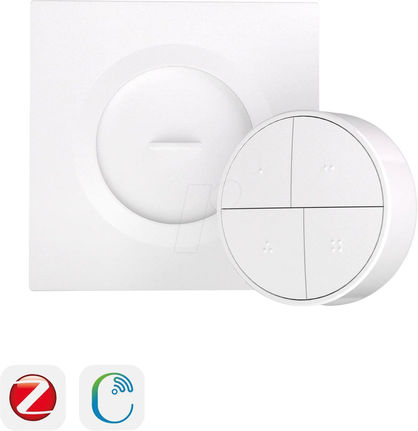 SON SNZB-01M - Wandtaster, 4-fach, Zigbee