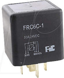 FRC6BA-1-DC12V - Hochstromrelais, 12V, 1 Schließer, 150A