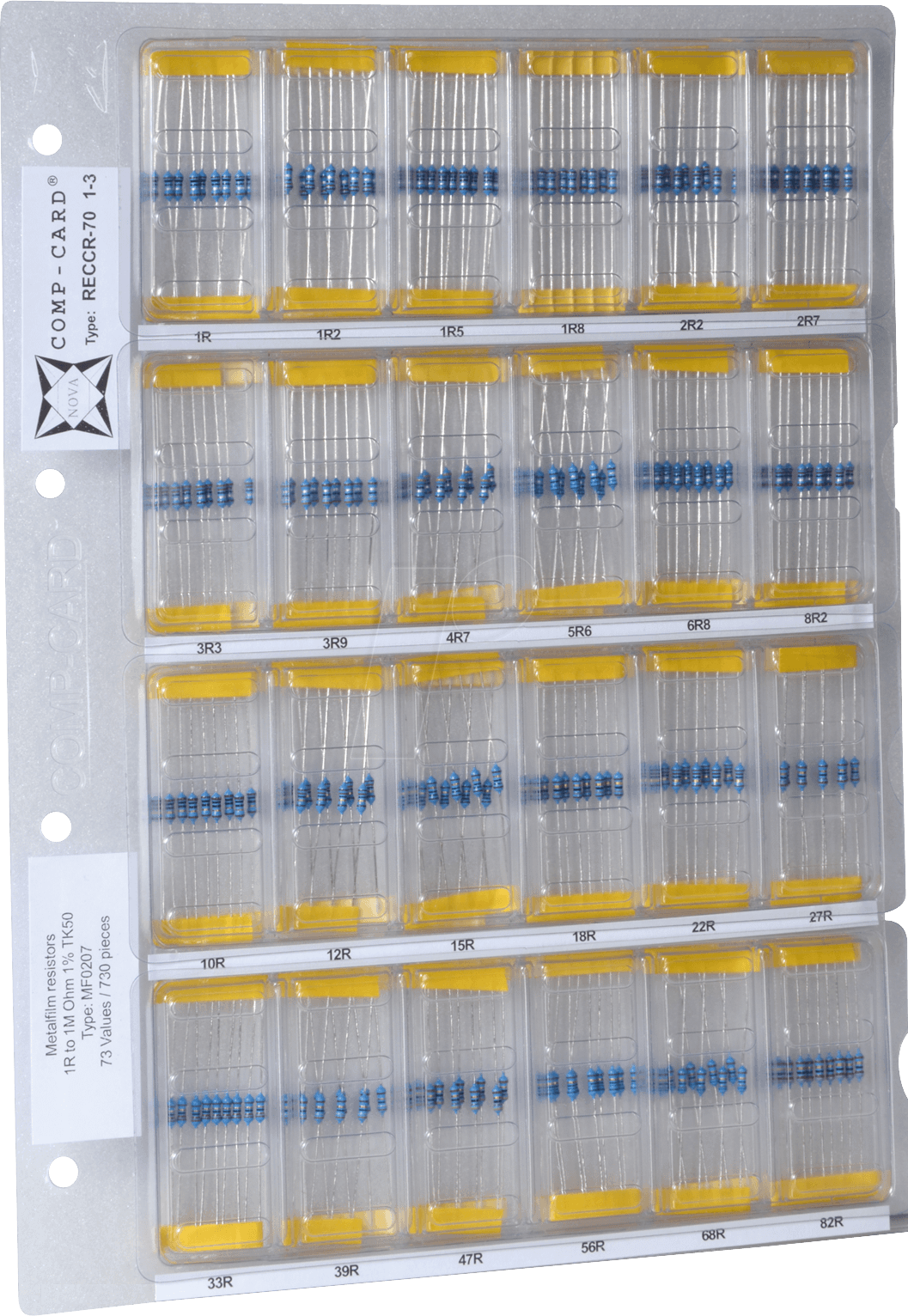 METALL E 12 - Metallschichtwiderstandssortiment E12