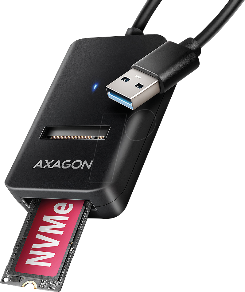 Thumbnail - AXG ADM2-AM - AXAGON ADM2-AM NVMe/SATA SDD Adapter - 10cm