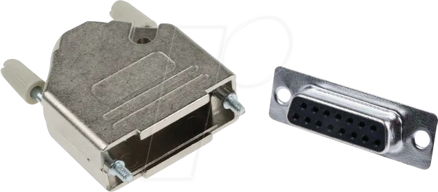 MHDTZK 15 B - D-Sub Buchse, 15 polig