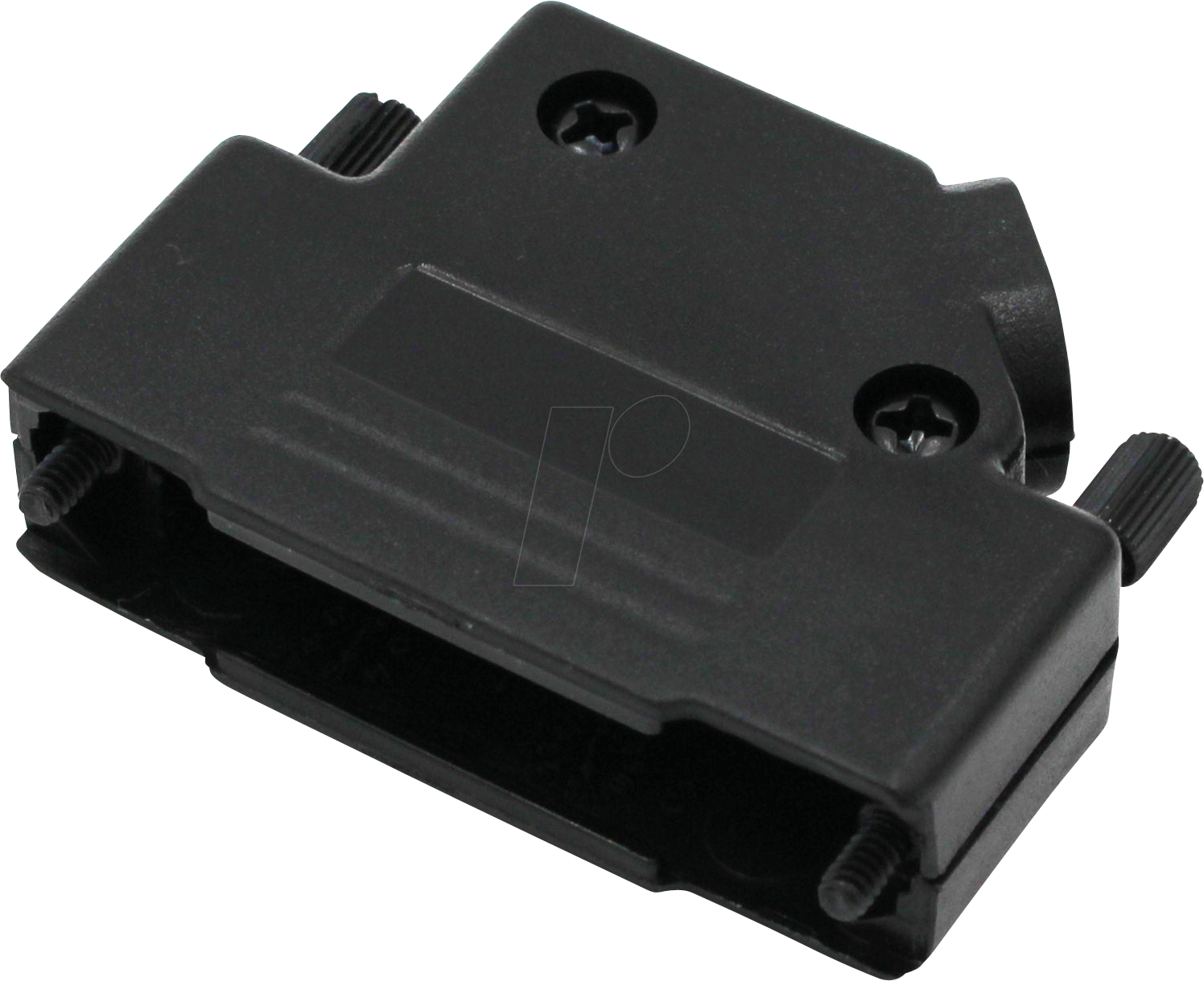 MHD45PPK37-K - D-Sub Kappe, 37-polig, gewinkelt, schwarz