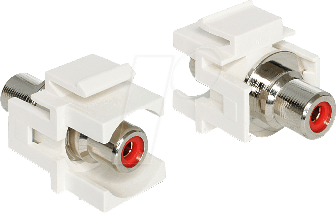 Thumbnail - DELOCK 86305 - Keystone Cinch Buchse > Cinch Buchse rot