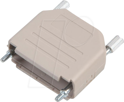 MHDPPK15-LG-K - D-Sub Kappe, 15-polig, gerade, grau