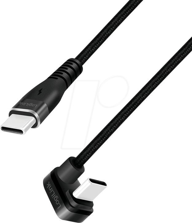 LOGILINK CU0190 - Sync- & Ladekabel, USB-C -> C, 180°, 1 m