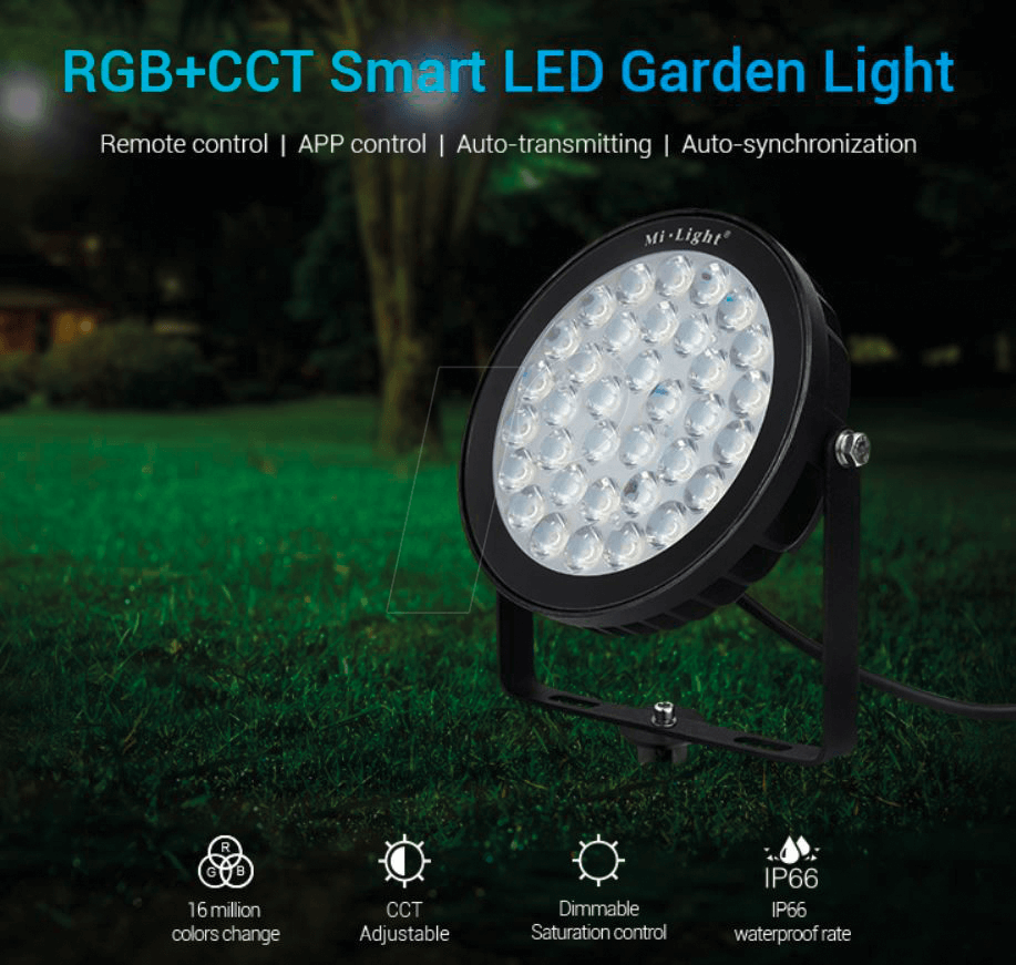 SYN 171251 - LED-Flutlicht, RGB+CCT, 25 W, 1700 lm, 15° Strahler