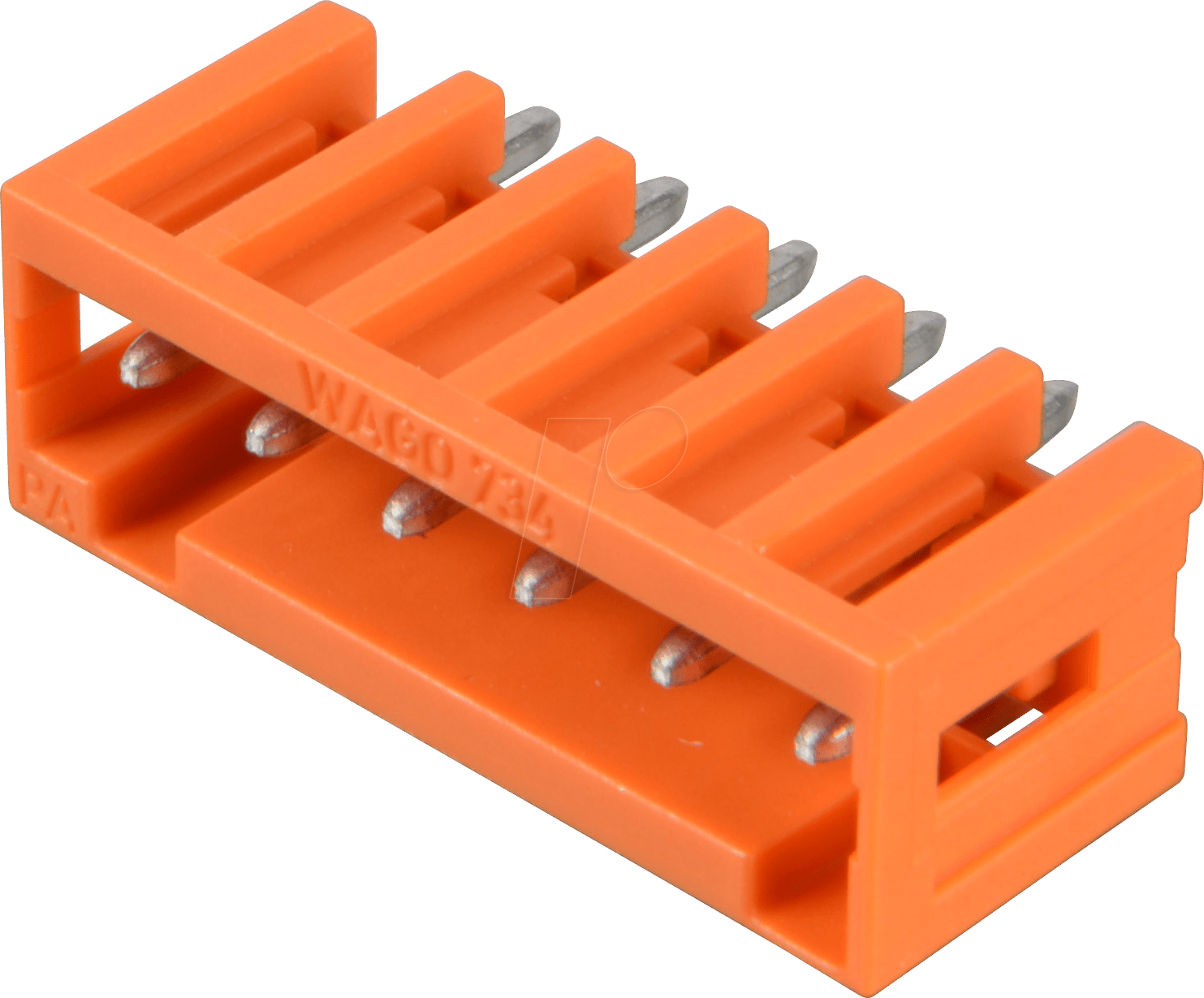 WAGO 734-236 - Print-Stiftleiste, Mini, RM 3,81, gerade, 6-polig