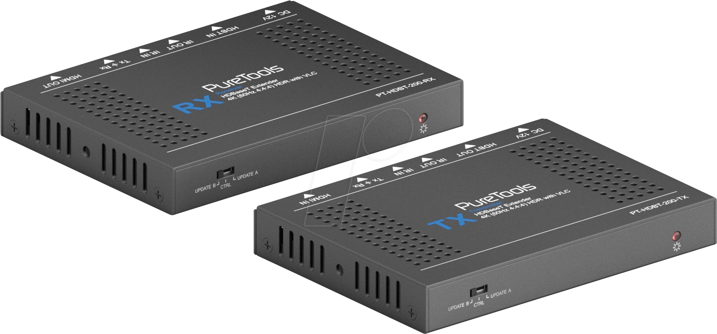 PURE PT-HDBT-200 - Extender Set HDBaseT, 40 m 4k / 70 m 1080p