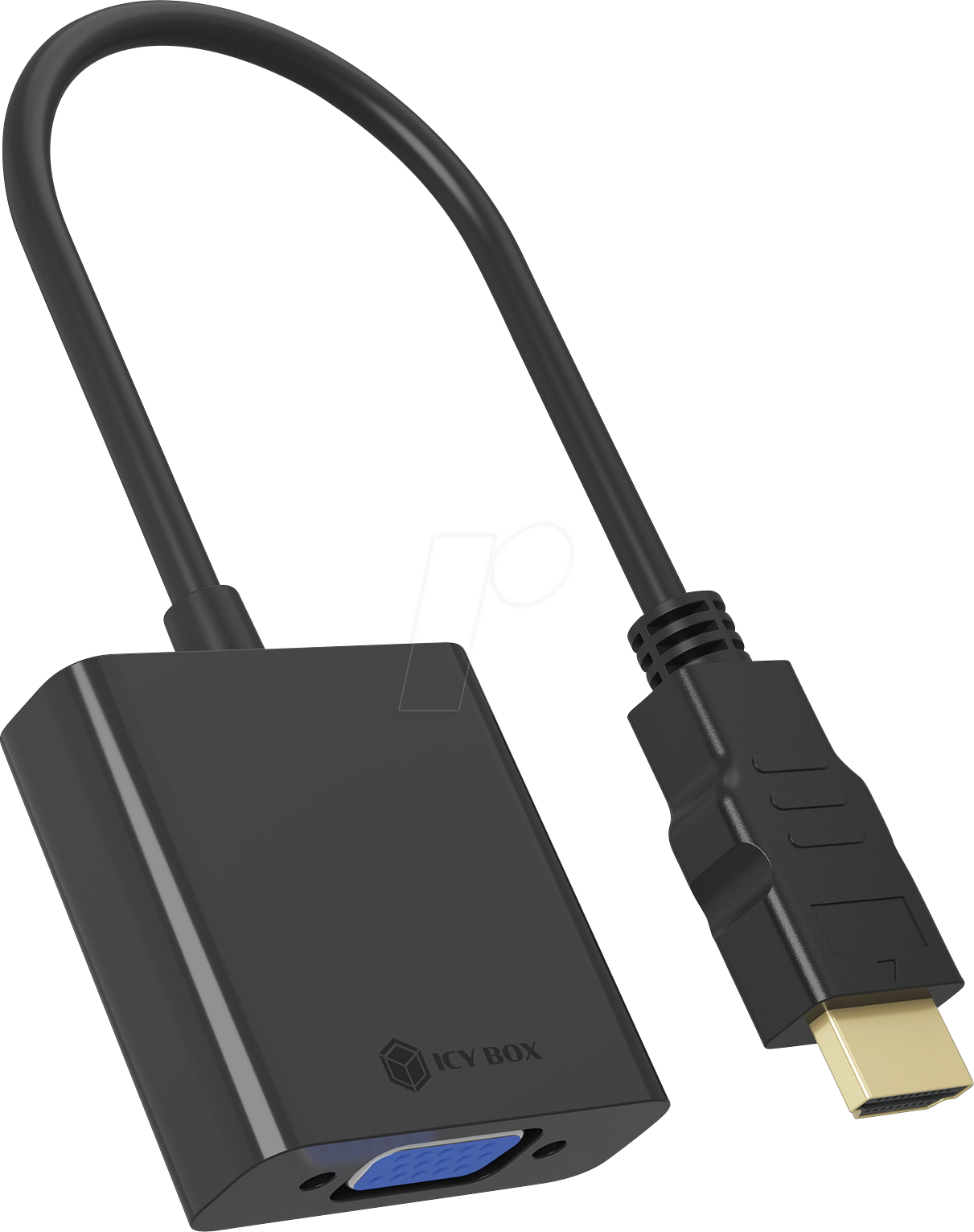 ICY IB-AC502A - HDMI Adapter, HDMI Stecker auf VGA Buchse