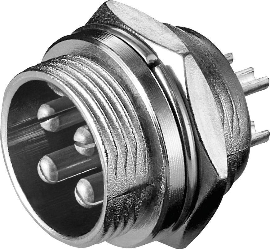 GOOBAY 11232 - XLR-Einbaustecker, 4-polig