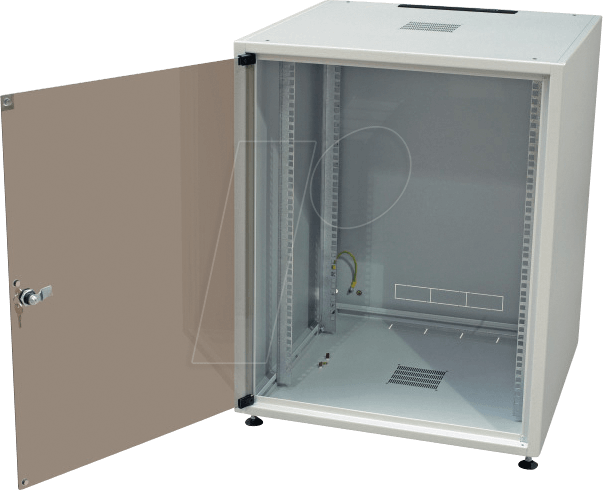 EFB OFF-1566GR - 19'' Netzwerkschrank OFFICE, 15 HE, Tiefe 600 mm