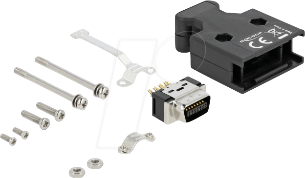 DELOCK 66621 - MDR Stecker 14 Pin Lötanschluss mit Gehäuse