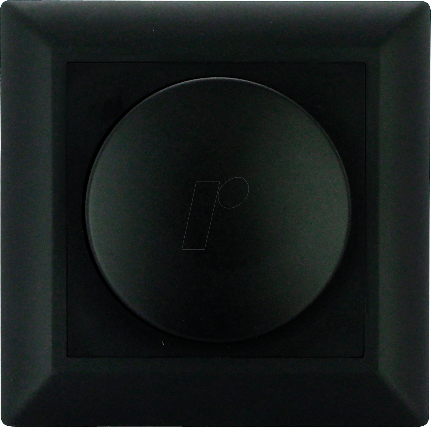Thumbnail - ECO-DIM 10002B - Dimmerknopf, schwarz, inkl. Zentralplatte und Rahmen
