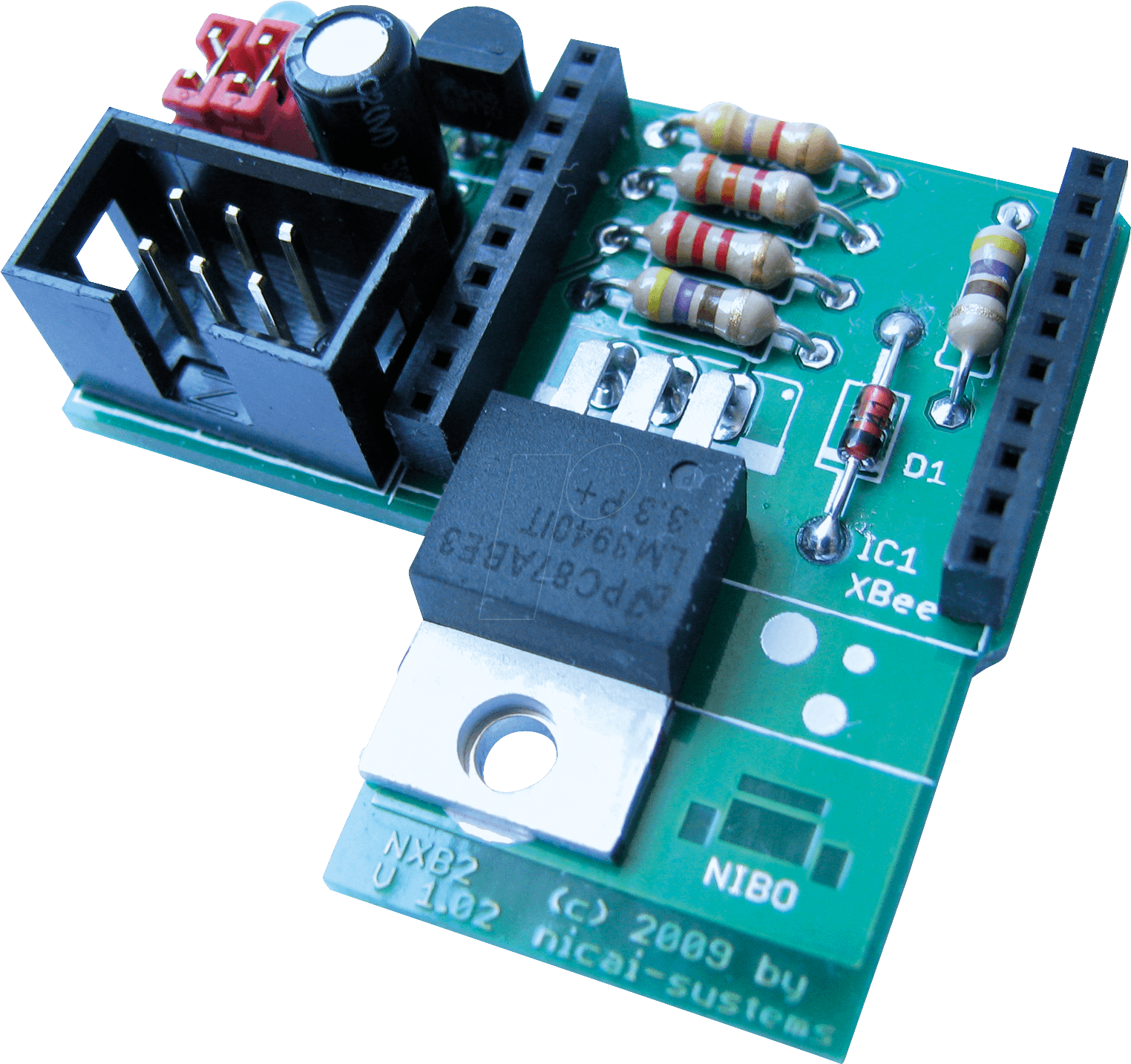 NIBO NXB2 - NXB2 Adapterplatine für Anschluss XBEE
