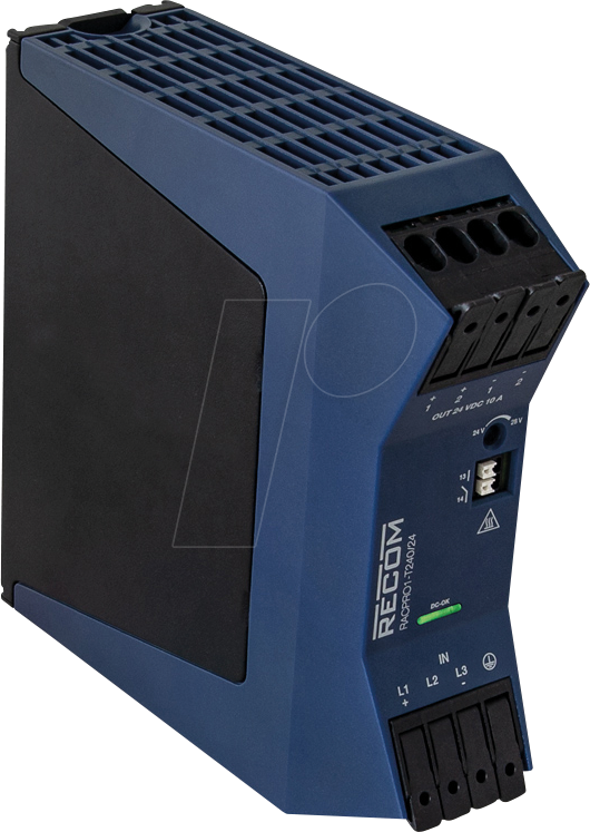 RACPRO1-T240-24 - Schaltnetzteil, Hutschiene, 240 W, 24 V, 10 A