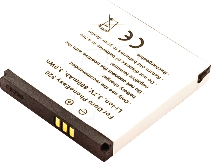 AKKU 13273 - Ersatzakku für Doro, PhoneEasy, Li-Ion, 800 mAh