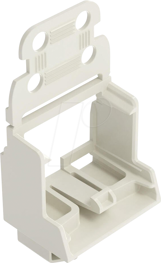 WAGO 221-539-0LG - Befestigungsadapter für Tragschiene, 10-Leiter, lichtgrau
