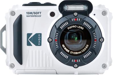 KODAK WPZ2 WS - Unterwasser-Digitalkamera, 16MP, 4-fach Zoom, weiß