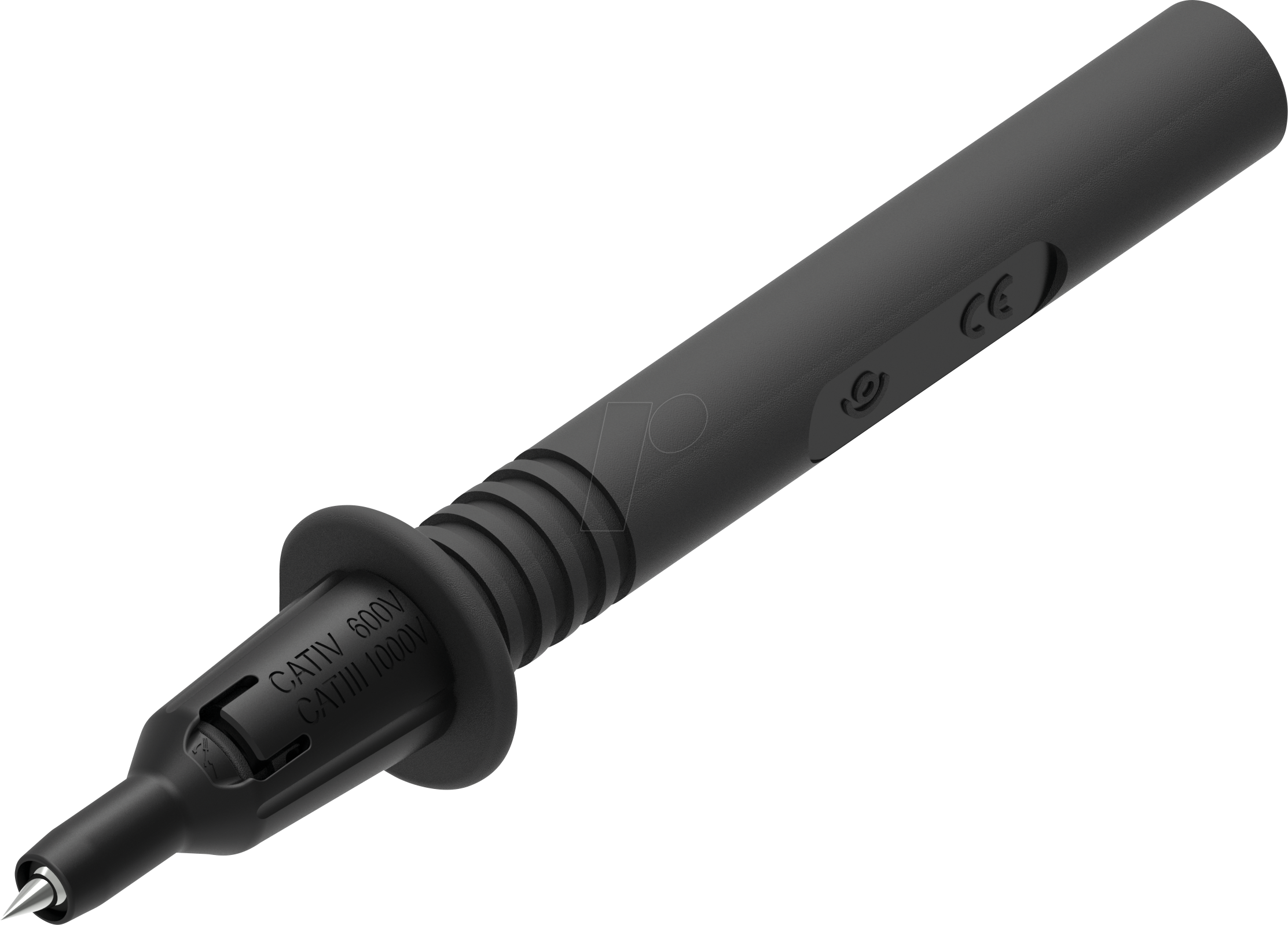 PJP 404-IEC-SW - Prüfspitze, mit Schutzkappe, 4 mm, schwarz