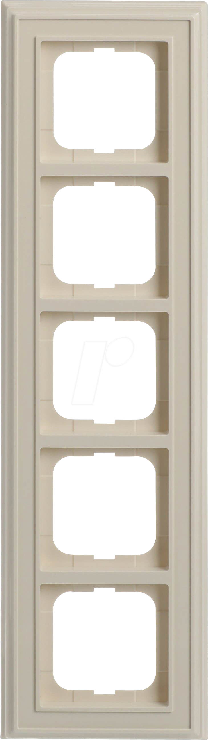 BJ 1725-832 - Abdeckrahmen 5-fach elfenbeinweiß - Busch-dynasty®