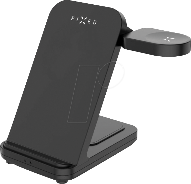 FIXPOS-SA-BK - Qi-Ladegerät, wireless, 15 W, 3 in 1, für Samsung, schwarz