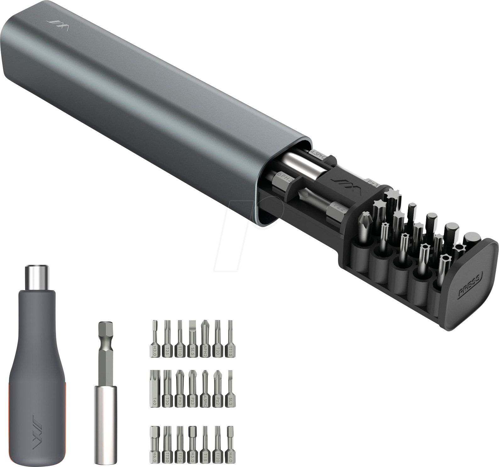 JIMI JM-GNT23 - Präzisions-Werkzeugsatz, POP to GO, 23-teilig