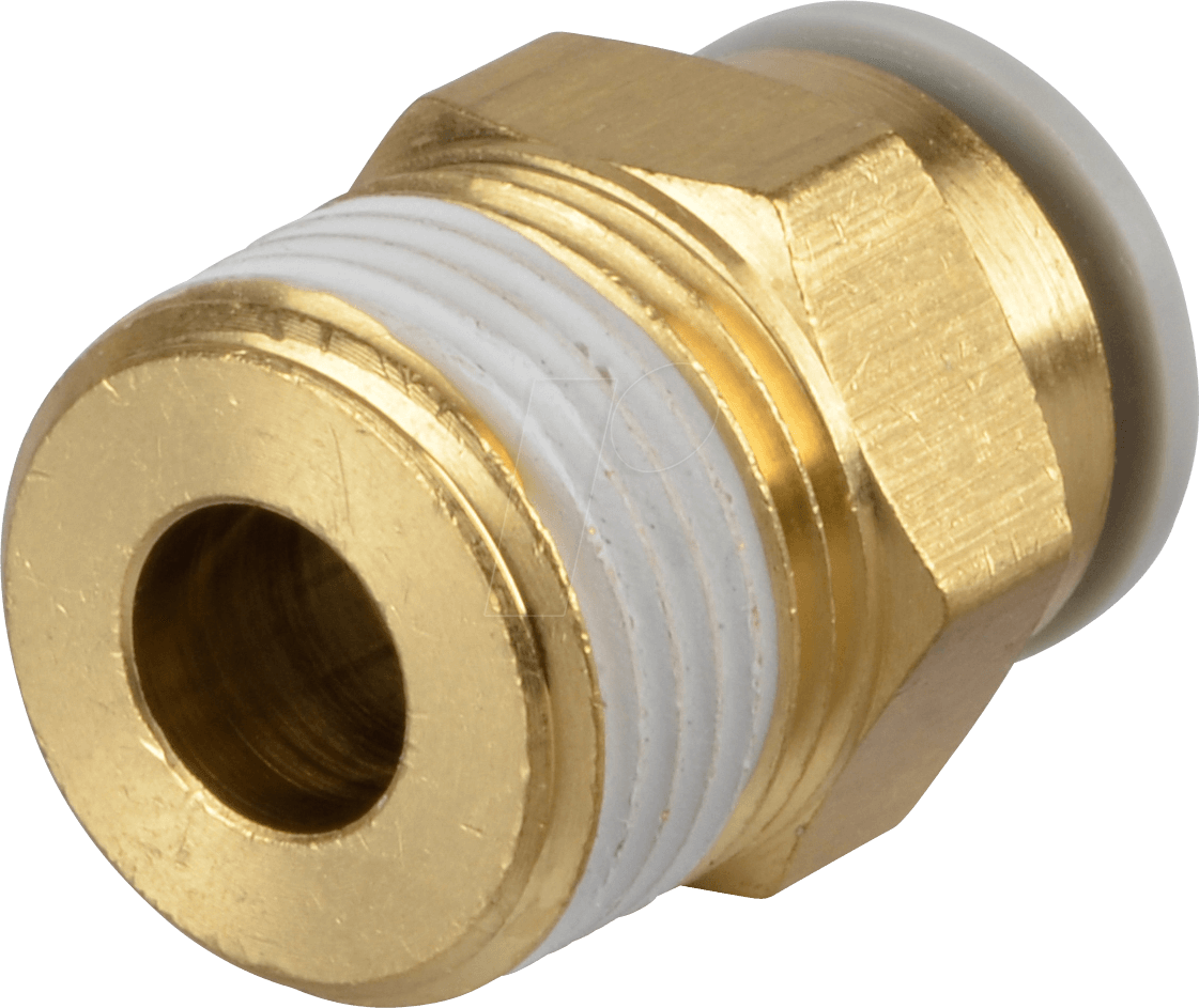 KQ2H10-03AS - Steckverschraubung, gerade, R3/8 Ø 10 mm