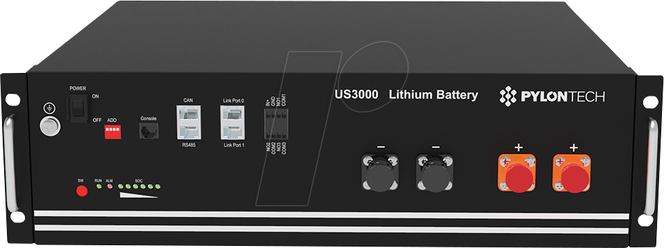 PYLON US3000C - Pylontech US3000C 3,5 kWh, LiFePO4, 48V