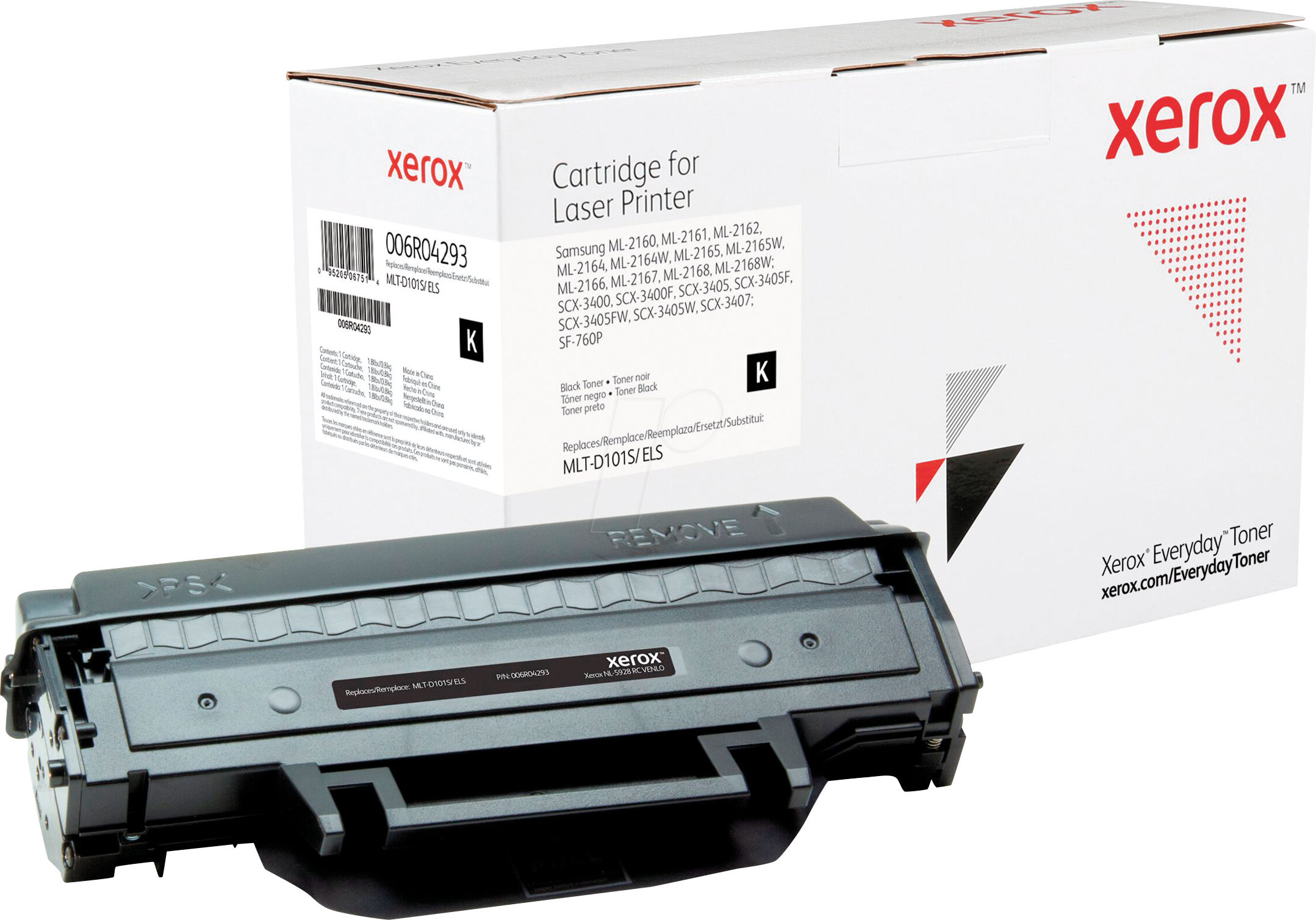 Thumbnail - XEROX 006R04293 - Toner, Samsung, schwarz, MLT-D101, rebuilt