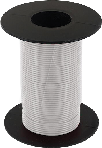 ECON KL025WS25 - Kupferlitze 0,25qmm weiß Spule 25m