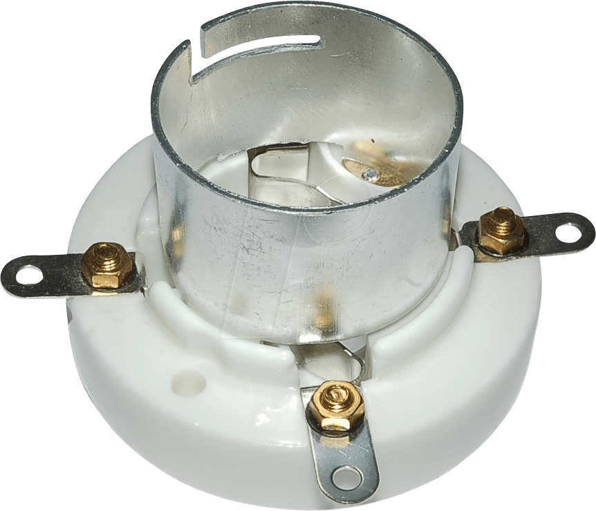 TUBE S 4 BAJO - Röhrenfassung, Bajonett/Jumbo 4pol.,