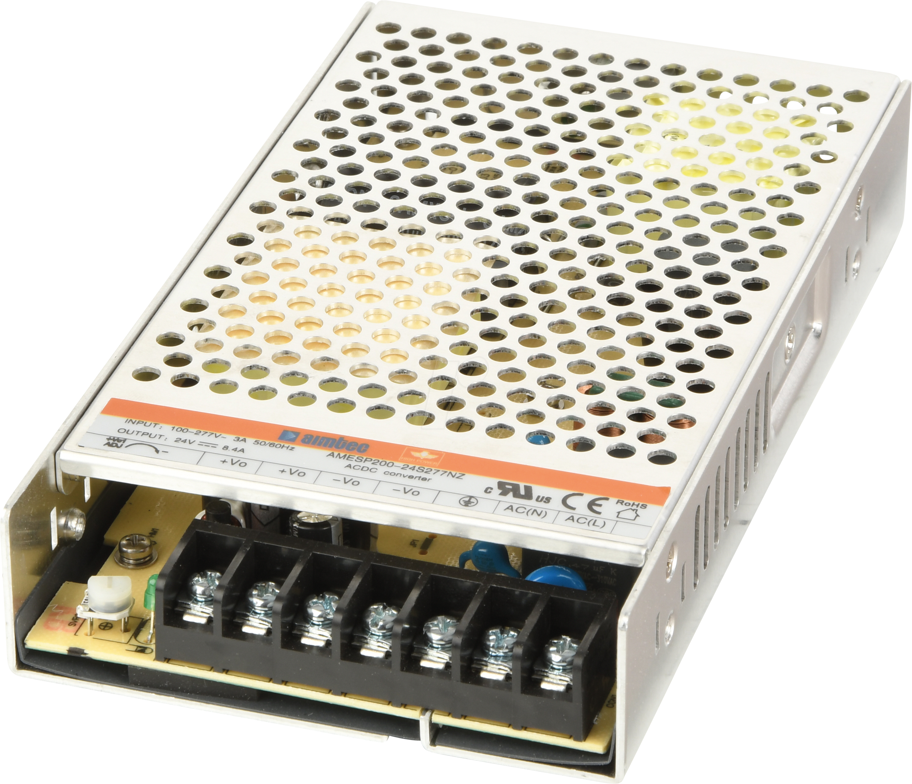 AMESP200-24S277 - AC/DC-Wandler, 85 - 305 V AC, 26,4 V DC, 8,4 A, Modul