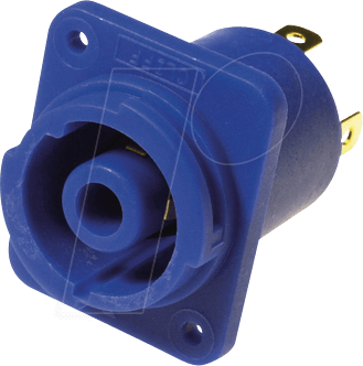 CLIFF FCR2068 - Cliffcon® Gerätebuchse, 4 pol, blau