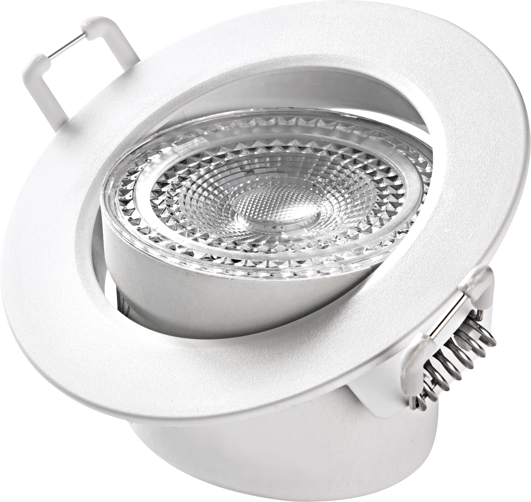 HEIT 500593 - Einbaustrahler, 5,5 W, 400 lm, 3000 K, rund, weiß, IP44