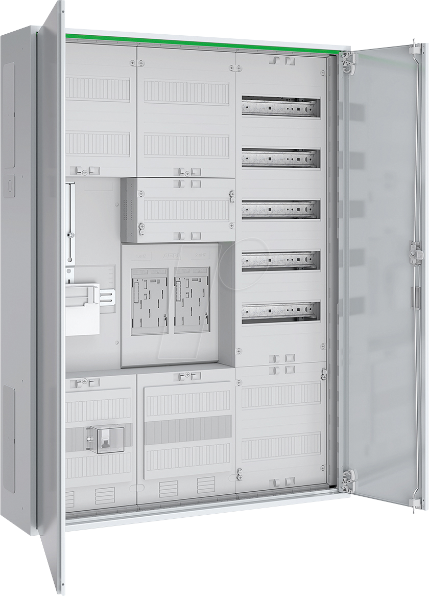 ABNRS307E0212 - Zählerschrank, 2 Zähler eHZ, 1 TSG-Platz, 1 APZ-Feld