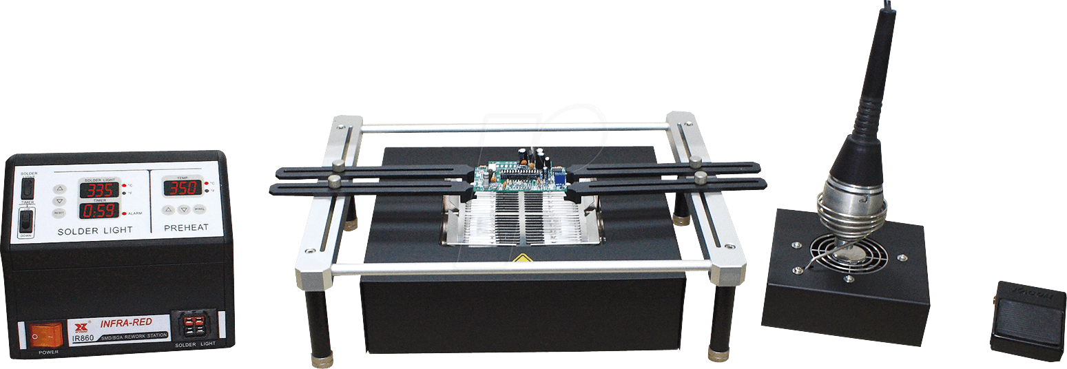 STATION IR-860 - Infrarot-Rework Lötstation, IR-860, 150 W, 1-Kanal