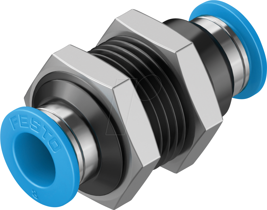 FESTO 130791 - Steckverbindung, Schott, Schlauch-Außen-Ø 10 mm Ø 10 mm