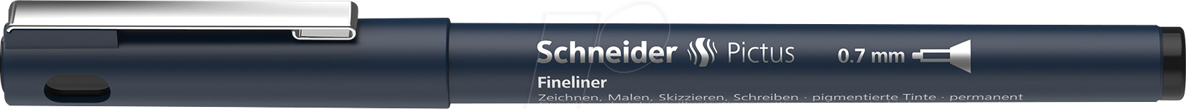 SCHNEIDER 197601 - Fineliner, 0,7 mm, schwarz