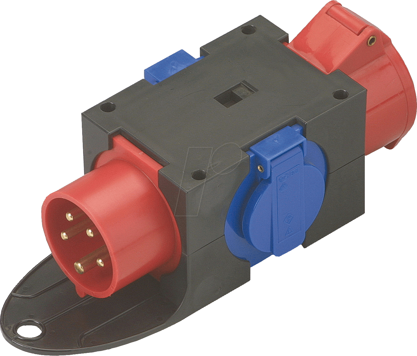 CEE-VERT 12 - CEE-Verteiler, 1 Dose/2 Steckdosen