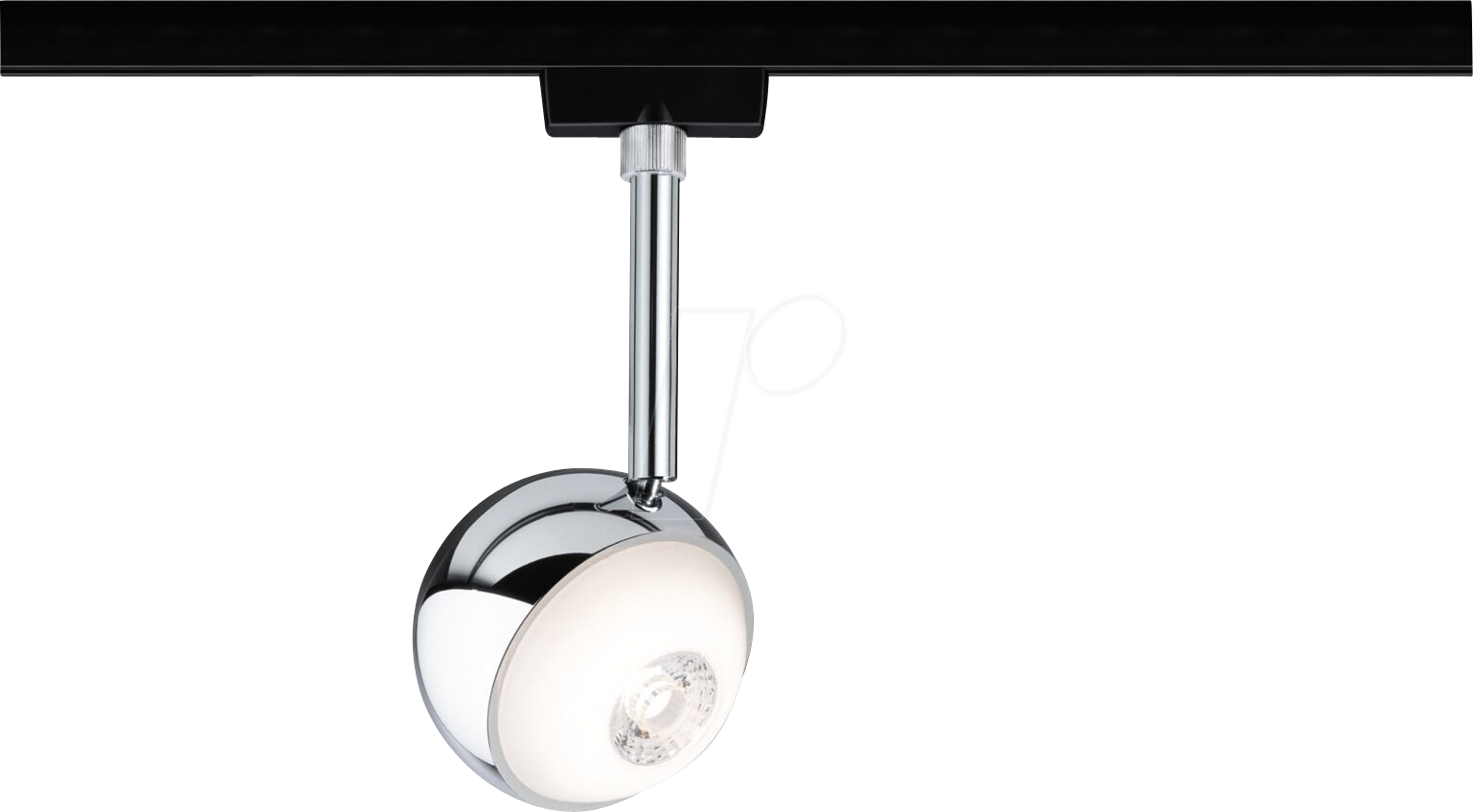 PLM 96807 - URail LED Schienenspot Capsule II, 440 lm, 6,3 W, 2700 K, sw/chr