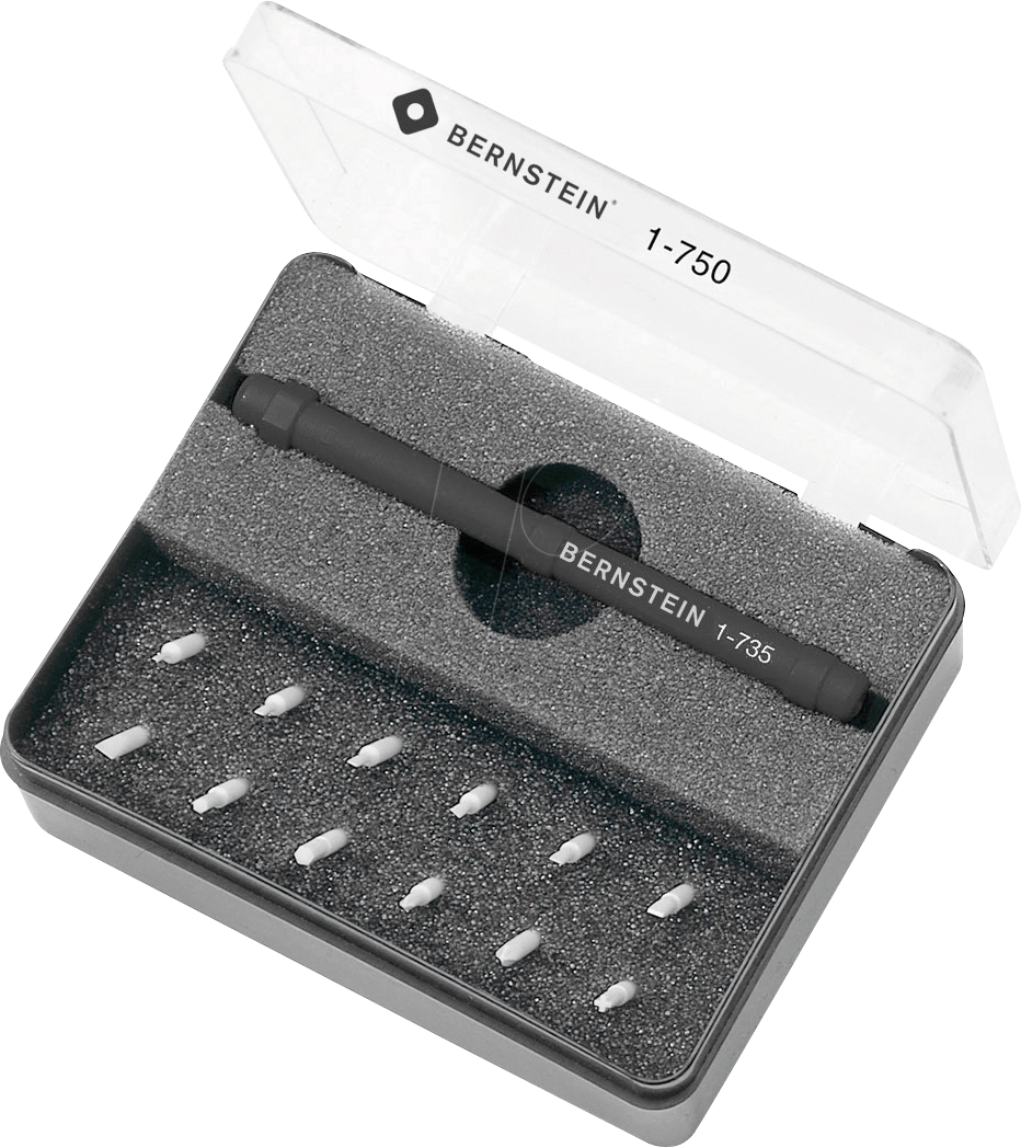 BERN 1 750 - Abgleichschraubendreher, Keramiktrimmer, gemischt, 13-teilig