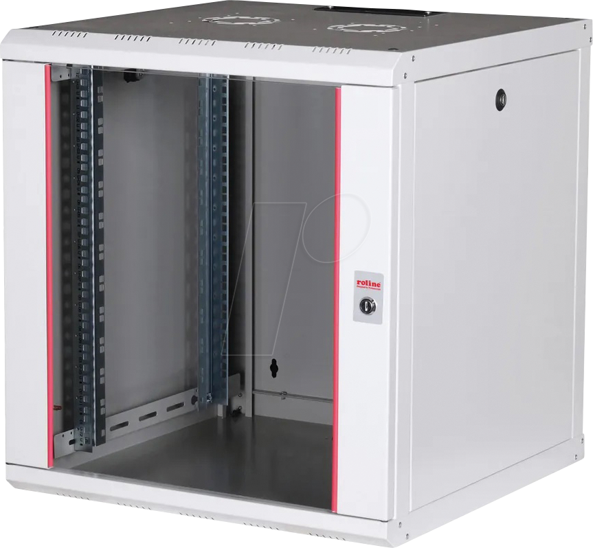 ROLINE 26210175 - 19'' Wandgehäuse, 12 HE, Tiefe 600mm, grau