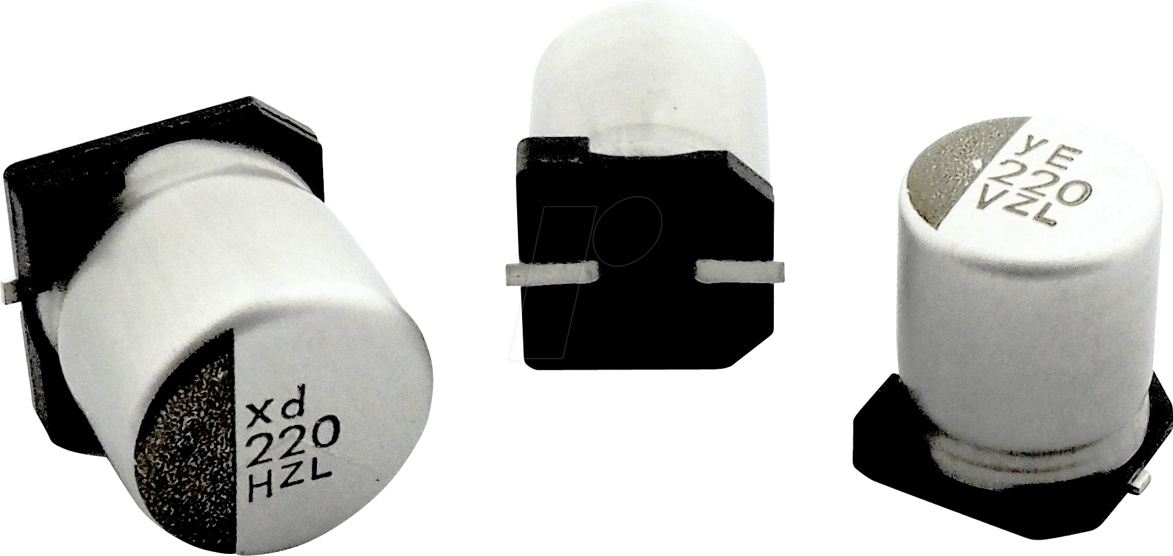 ECC MZL250ARA471 - Elko SMD, 470 µF, 25 V, 105°C, Low ESR 8 x 10 mm